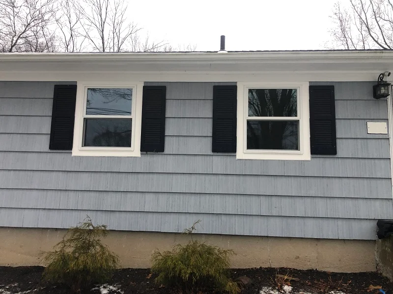 Harvey Tribute windows with PVC exterior trim